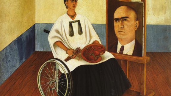 1951 - Self Portrait with the Portrait of Doctor Farill